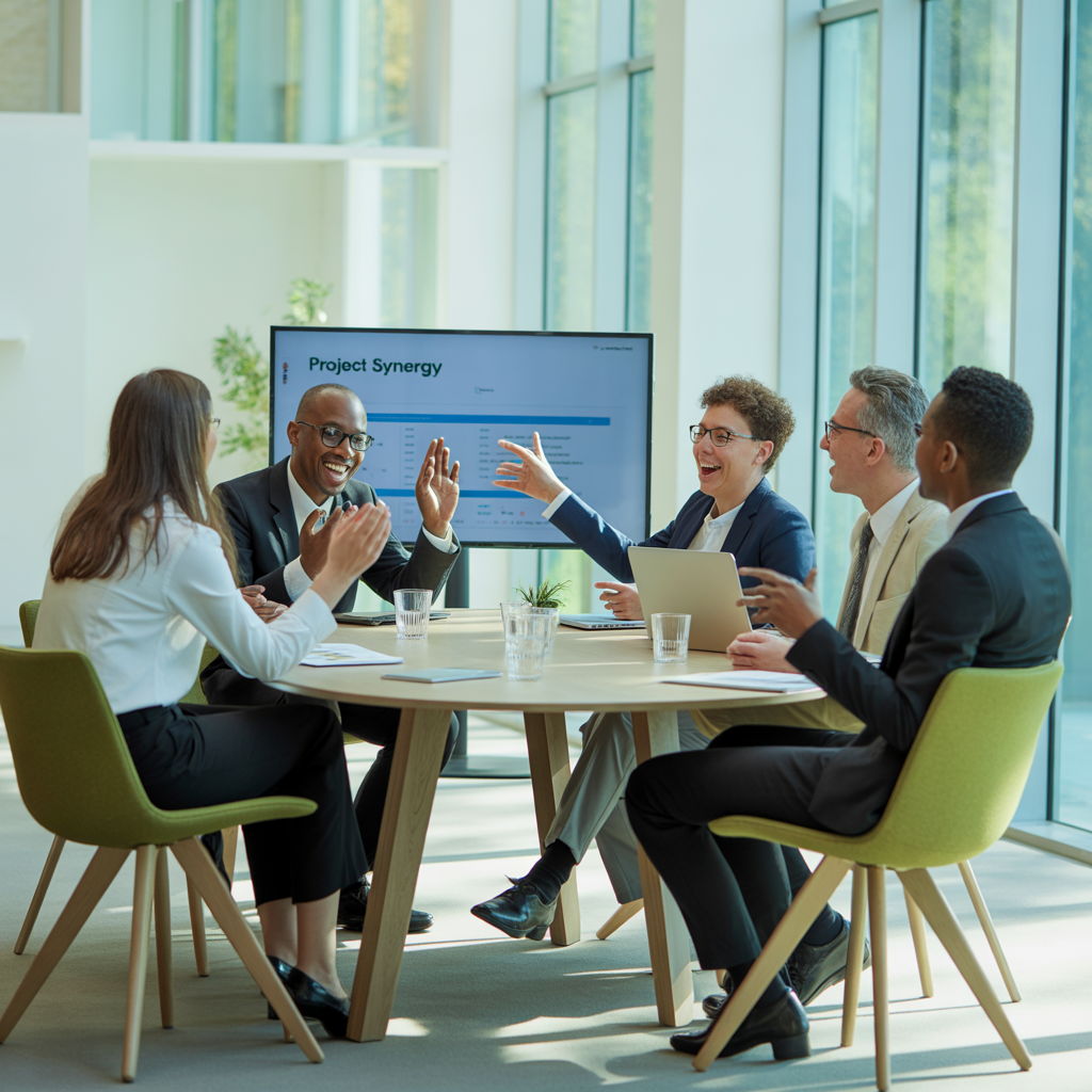 Equipo de Impulso Empresarial Pro en una reunión estratégica